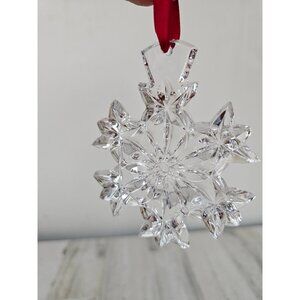 Waterford snowflake snowstar Crystal ornament Xmas tree